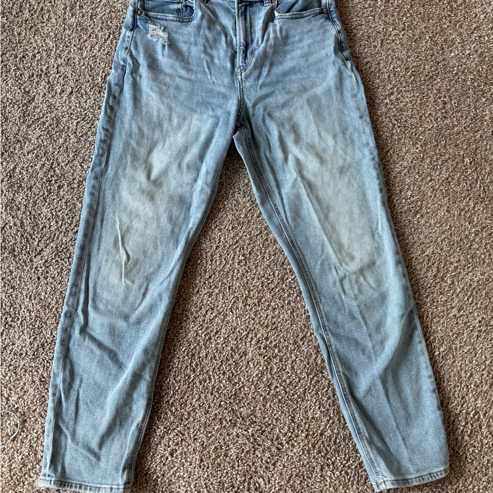 American Eagle Outfitters Light Blue Straight Leg Jeans